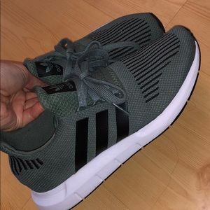 adidas ortholite olive green